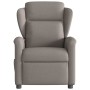 Sillón reclinable eléctrico tela gris taupé by , Armchairs - Ref: Foro24-3303121, Price: 243,68 €, Discount: %