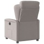 Sillón reclinable eléctrico tela gris taupé by , Armchairs - Ref: Foro24-3303121, Price: 243,68 €, Discount: %