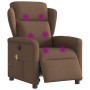 Sillón reclinable de masaje eléctrico tela marrón de , Sillones - Ref: Foro24-3303128, Precio: 252,10 €, Descuento: %
