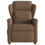 Sillón reclinable de masaje eléctrico tela marrón de , Sillones - Ref: Foro24-3303128, Precio: 252,10 €, Descuento: %