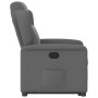 Sillón reclinable elevable de tela gris oscuro by , Armchairs - Ref: Foro24-3303135, Price: 270,02 €, Discount: %