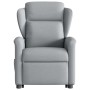 Sillón eléctrico reclinable elevable de tela gris claro by , Armchairs - Ref: Foro24-3303154, Price: 298,53 €, Discount: %