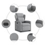 Sillón eléctrico reclinable elevable de tela gris claro by , Armchairs - Ref: Foro24-3303154, Price: 298,53 €, Discount: %