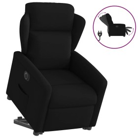 Sillón eléctrico reclinable elevable de tela negro by , Armchairs - Ref: Foro24-3303156, Price: 311,33 €, Discount: %