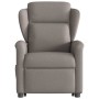 Sillón eléctrico reclinable elevable de tela gris taupe de , Sillones - Ref: Foro24-3303161, Precio: 336,63 €, Descuento: %
