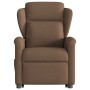 Sillón de masaje eléctrico reclinable elevable tela marrón by , Armchairs - Ref: Foro24-3303168, Price: 318,34 €, Discount: %