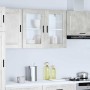 Armario de pared para cocina puerta cristal Porto gris hormigón von , Küchenschränke - Ref: Foro24-854091, Preis: 88,57 €, Ra...