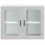 Armario de pared para cocina puerta cristal Porto gris hormigón von , Küchenschränke - Ref: Foro24-854091, Preis: 88,57 €, Ra...