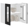 Armario pared cocina puerta de cristal Kalmar negra von , Küchenschränke - Ref: Foro24-853668, Preis: 62,10 €, Rabatt: %