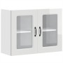 Armario pared cocina puerta cristal Kalmar blanca alto brillo von , Küchenschränke - Ref: Foro24-853609, Preis: 102,86 €, Rab...