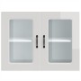 Armario pared cocina puerta cristal Kalmar blanca alto brillo von , Küchenschränke - Ref: Foro24-853609, Preis: 102,86 €, Rab...