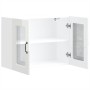 Armario pared cocina puerta cristal Kalmar blanca alto brillo von , Küchenschränke - Ref: Foro24-853609, Preis: 102,86 €, Rab...