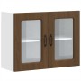 Armario pared cocina puerta de cristal Kalmar roble marrón von , Küchenschränke - Ref: Foro24-853614, Preis: 90,48 €, Rabatt: %