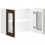 Armario pared cocina puerta de cristal Kalmar roble marrón von , Küchenschränke - Ref: Foro24-853614, Preis: 90,48 €, Rabatt: %