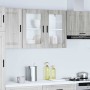 Armario de pared para cocina puerta cristal Porto gris sonoma von , Küchenschränke - Ref: Foro24-854093, Preis: 90,58 €, Raba...