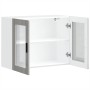 Armario de pared para cocina puerta cristal Porto gris sonoma von , Küchenschränke - Ref: Foro24-854093, Preis: 90,58 €, Raba...