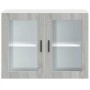 Armario de pared para cocina puerta cristal Porto gris sonoma von , Küchenschränke - Ref: Foro24-854093, Preis: 90,58 €, Raba...