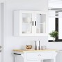 Armario de pared para cocina con puerta de cristal Porto blanco von , Küchenschränke - Ref: Foro24-854087, Preis: 91,78 €, Ra...