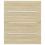 Waschbeckenschrank aus eichenfarbenem Sperrholz, 41 x 38,5 x 48 cm von vidaXL, Badezimmermöbel - Ref: Foro24-804686, Preis: 4...