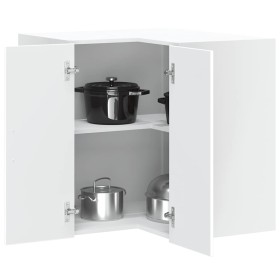 Mueble de cocina esquina pared Lucca madera ingeniería blanca by , Kitchen cabinets - Ref: Foro24-853857, Price: 84,69 €, Dis...