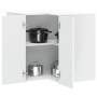Mueble de cocina esquina pared Lucca madera ingeniería blanca von , Küchenschränke - Ref: Foro24-853857, Preis: 84,69 €, Raba...
