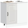 Mueble bajo cocina Kalmar madera ingeniería blanca alto brillo von , Küchenschränke - Ref: Foro24-854320, Preis: 93,46 €, Rab...