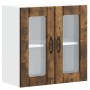 Armario pared cocina puerta de cristal Lucca roble ahumado von , Küchenschränke - Ref: Foro24-853912, Preis: 69,91 €, Rabatt: %