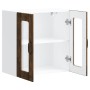Armario pared cocina puerta de cristal Lucca roble ahumado von , Küchenschränke - Ref: Foro24-853912, Preis: 69,91 €, Rabatt: %