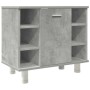 Set muebles de baño 2 piezas madera contrachapada gris hormigón von , Badezimmermöbel - Ref: Foro24-3324855, Preis: 174,08 €,...