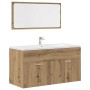 Juego de muebles baño 4 piezas madera ingeniería roble artisan de , Muebles de baño - Ref: Foro24-3328590, Precio: 195,71 €, ...