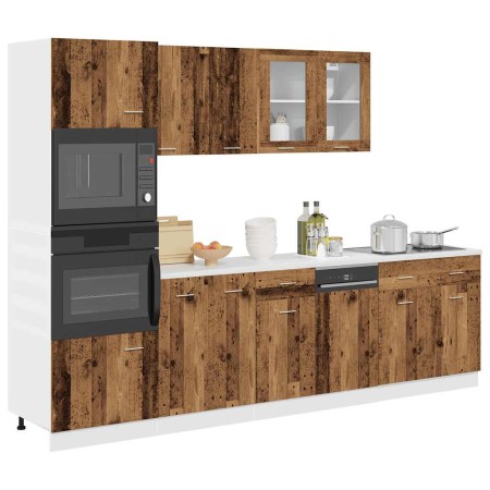 Mueble de cocina 7 piezas madera contrachapada madera vieja von , Küchenschränke - Ref: Foro24-3328571, Preis: 563,23 €, Raba...