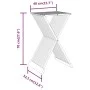 Folding stool solid teak wood 40x32.5x70 cm by vidaXL, Folding stools and chairs - Ref: Foro24-316164, Price: 77,68 €, Discou...