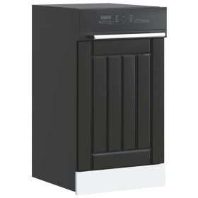 Panel para lavavajillas Lucca madera contrachapada negra by , Kitchen cabinets - Ref: Foro24-853888, Price: 28,28 €, Discount: %