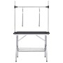 Verstellbarer Hundepflegetisch mit 2 Bändern und Korb von vidaXL, Hygieneprodukte für Haustiere - Ref: Foro24-171069, Preis: ...