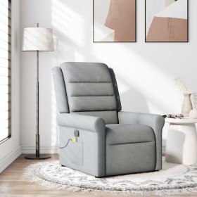 Sillón reclinable de masaje de tela gris claro von , Sessel - Ref: Foro24-4015646, Preis: 216,81 €, Rabatt: %