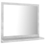 Concrete gray plywood bathroom mirror 40x10.5x37 cm by vidaXL, bathroom vanities - Ref: Foro24-804557, Price: 25,01 €, Discou...