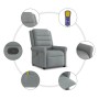 Sillón reclinable de masaje de tela gris claro von , Sessel - Ref: Foro24-4015646, Preis: 216,81 €, Rabatt: %