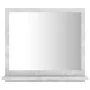 Badezimmerspiegel aus betongrauem Sperrholz, 40 x 10,5 x 37 cm von vidaXL, Badezimmerwaschtische - Ref: Foro24-804557, Preis:...