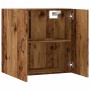 Armario pared madera ingeniería envejecida 60x31x60 cm by , Lockers and storage cabinets - Ref: Foro24-857071, Price: 57,75 €...