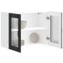 Armario pared cocina puerta de cristal Lucca negra von , Küchenschränke - Ref: Foro24-853848, Preis: 91,61 €, Rabatt: %