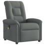 Sillón de masaje reclinable de tela gris oscuro by , Armchairs - Ref: Foro24-4015627, Price: 198,02 €, Discount: %