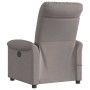 Sillón de masaje reclinable de tela gris taupé by , Armchairs - Ref: Foro24-4015633, Price: 212,02 €, Discount: %