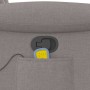 Sillón de masaje reclinable de tela gris taupé de , Sillones - Ref: Foro24-4015633, Precio: 210,66 €