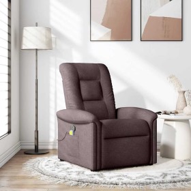 Sillón de masaje reclinable de tela marrón oscuro von , Sessel - Ref: Foro24-4015631, Preis: 205,89 €, Rabatt: %