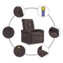 Sillón de masaje reclinable de tela marrón oscuro von , Sessel - Ref: Foro24-4015631, Preis: 205,89 €, Rabatt: %
