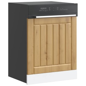 Panel lavavajillas Lucca madera contrachapada roble artesanal de , Armarios de cocina - Ref: Foro24-853906, Precio: 34,21 €, ...