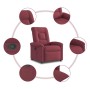 Sillón reclinable de tela rojo tinto von , Sessel - Ref: Foro24-4015619, Preis: 190,89 €, Rabatt: %