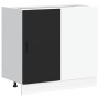 Mueble bajo para fregadero de madera de ingeniería negra von , Küchenschränke - Ref: Foro24-854290, Preis: 77,86 €, Rabatt: %
