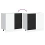 Mueble bajo para fregadero de madera de ingeniería negra von , Küchenschränke - Ref: Foro24-854290, Preis: 77,86 €, Rabatt: %
