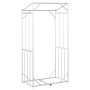 Leñero cubierta lluvia 100x60x200 cm acero galvanizado von , Brennholztaschen und -halter - Ref: Foro24-4104949, Preis: 84,37...